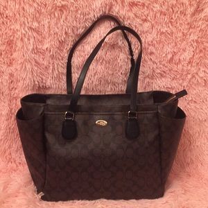 Coach diaper bag.